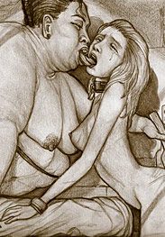 Captive kisses - Madame Miko started to kiss her English slave girl deep and hard by Hines